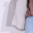 シューラルー(SHOO・LA・RUE/Cutie Blonde)の【セットアップ可能/接触冷感/吸水速乾】サッカーストライプ テーラードカラーシャツジャケット20