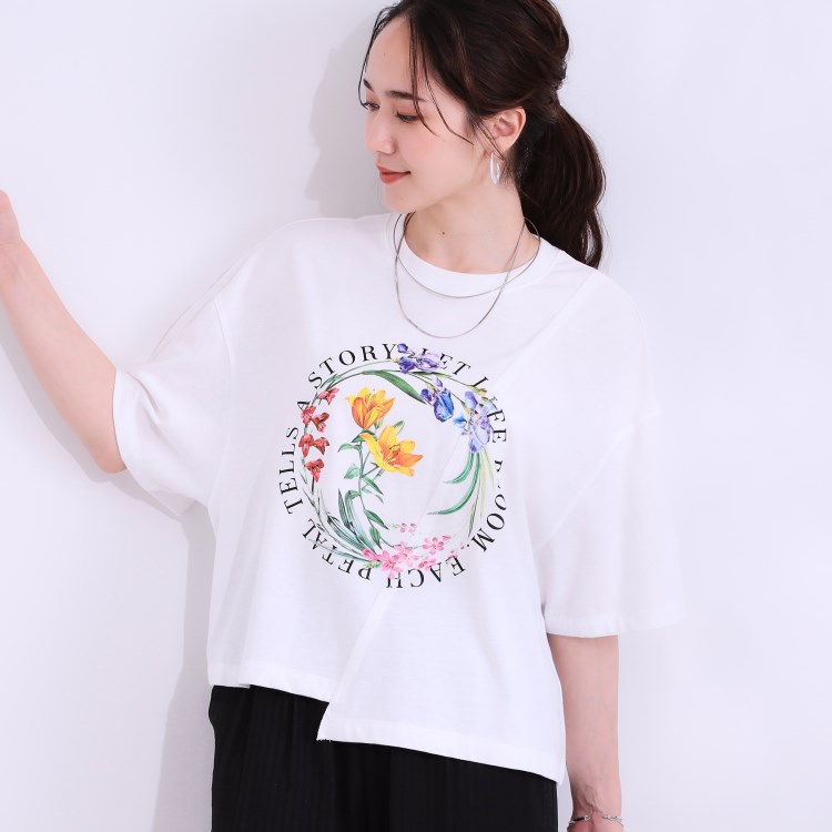 シューラルー(SHOO・LA・RUE/Cutie Blonde)のリメイク風Tシャツ Ｔシャツ