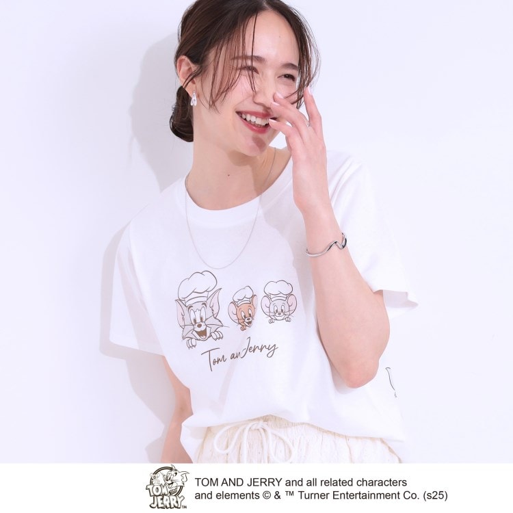 シューラルー(SHOO・LA・RUE/Cutie Blonde)の【TOM and JERRY 別注】ベーシックTシャツ Ｔシャツ