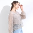 シューラルー(SHOO・LA・RUE/Cutie Blonde)の【前後2WAY】スラブメッシュリボンカーディガン5
