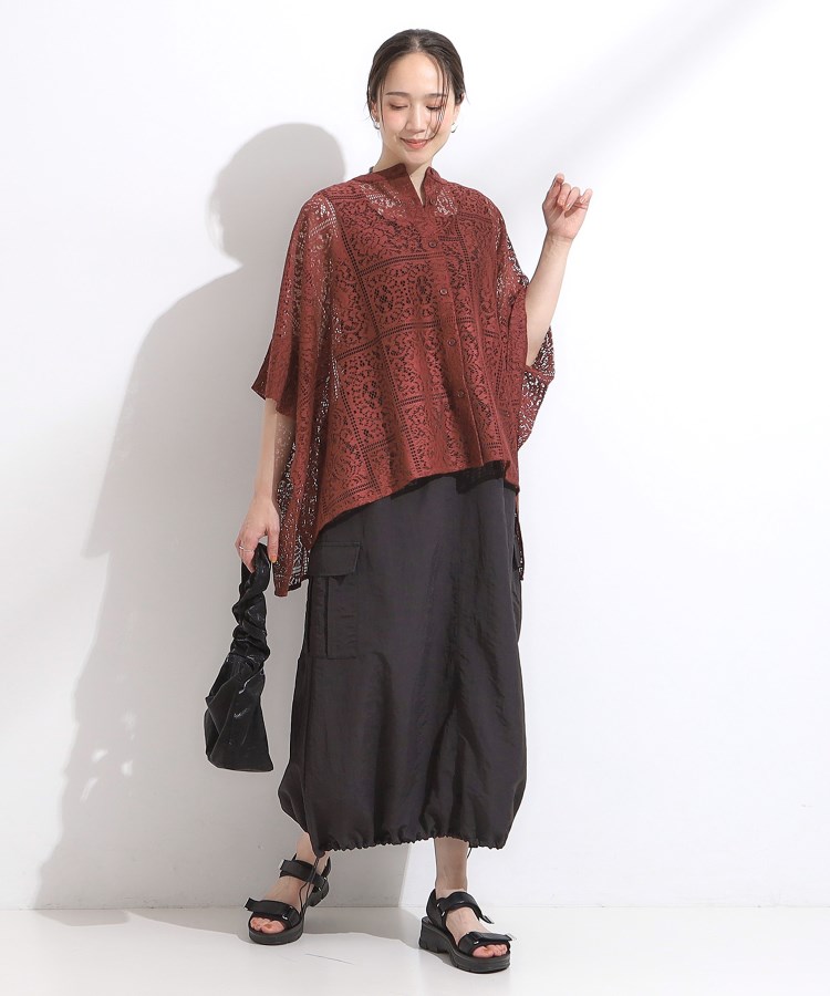 シューラルー(SHOO・LA・RUE/Cutie Blonde)のレースポンチョシャツ11