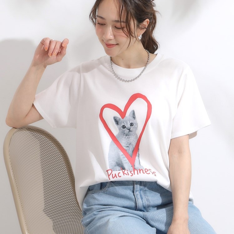 シューラルー(SHOO・LA・RUE/Cutie Blonde)の【SHOO ICE/汗染み軽減/UVカット】グラフィックアソートTシャツ Ｔシャツ