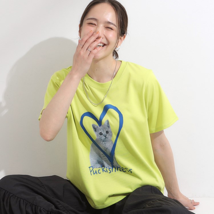 シューラルー(SHOO・LA・RUE/Cutie Blonde)の【SHOO ICE/汗染み軽減/UVカット】グラフィックアソートTシャツ Ｔシャツ