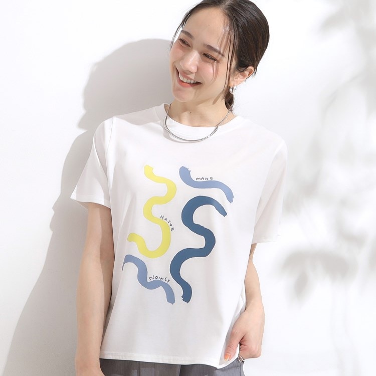 シューラルー(SHOO・LA・RUE/Cutie Blonde)の【SHOO ICE/汗染み軽減/UVカット】グラフィックアソートTシャツ Ｔシャツ