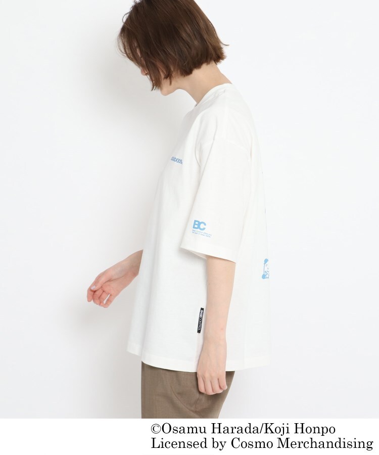 ベース コントロール レディース(BASE CONTROL LADYS)のOSAMU GOODS/オサムグッズ コラボ バックプリント コットン半袖Tシャツ2