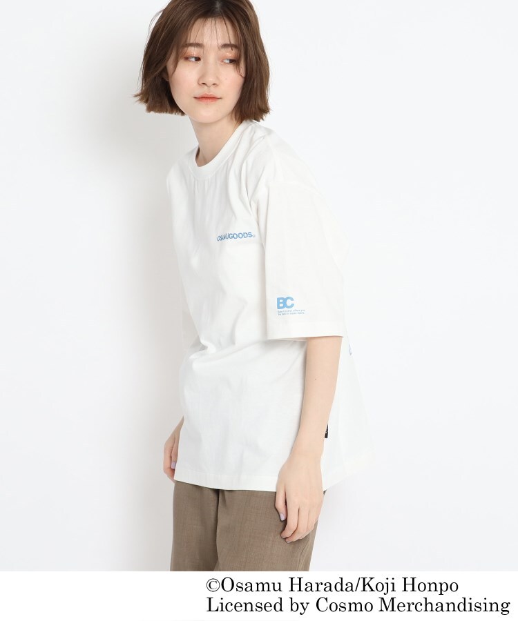 ベース コントロール レディース(BASE CONTROL LADYS)のOSAMU GOODS/オサムグッズ コラボ バックプリント コットン半袖Tシャツ10