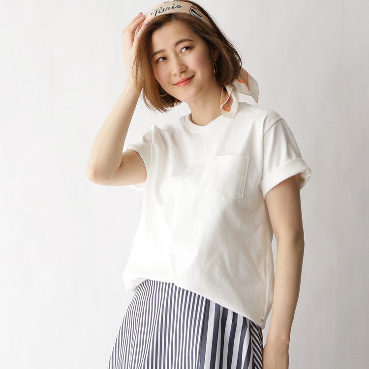 Web限定 Made In Japan 透けない白tシャツ ｔシャツ Base Control Ladys ベース ステーション ワールド オンラインストア World Online Store