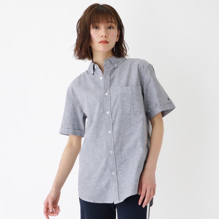 Web限定 ストレッチオックス 半袖シャツ レディース シャツ ブラウス Base Control Ladys ベース ステーション ワールド オンラインストア World Online Store