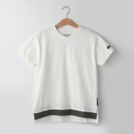 ベース コントロール(キッズ)(BASE CONTROL(Kids))のフェイクレイヤードデザイン コットン半袖Tシャツ Ｔシャツ