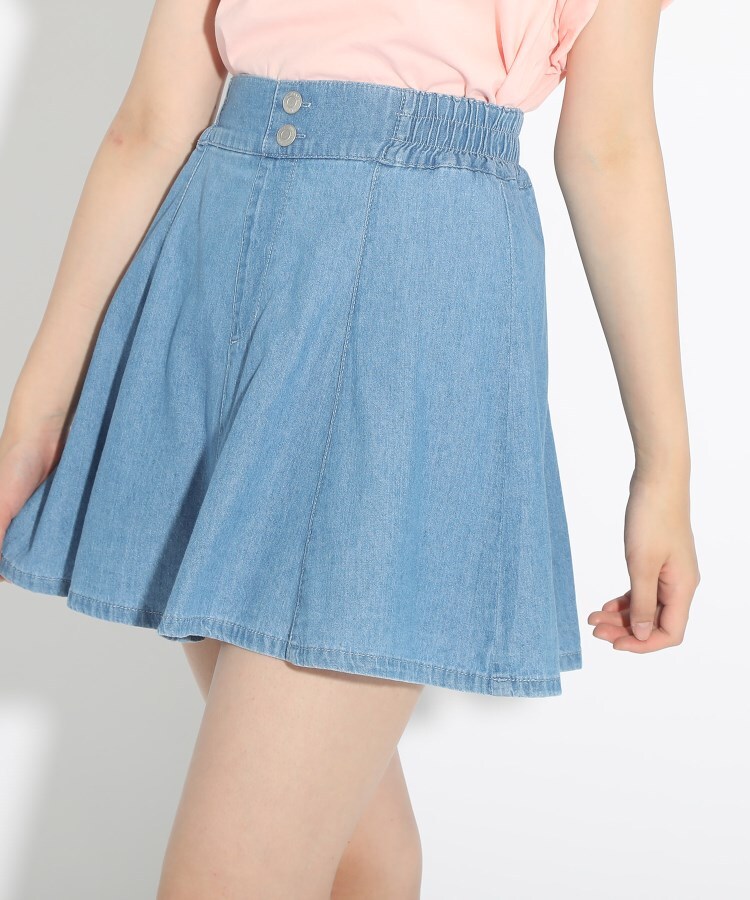 ピンクラテスカート(裏地インナーパンツ型) - スカート