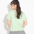 ピンク ラテ(PINK-latte)の編み上げ透けTシャツ22