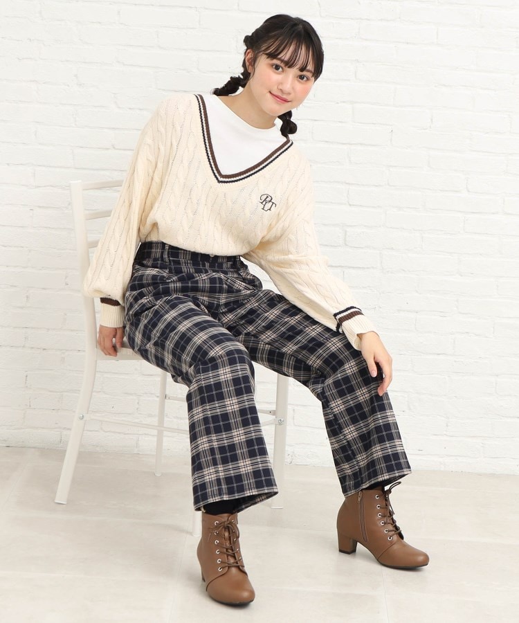 ピンク ラテ(PINK-latte)の◆【165cmWEB限定サイズあり/ストレッチ】大人気につき再入荷♪あったかシェフパンツ21