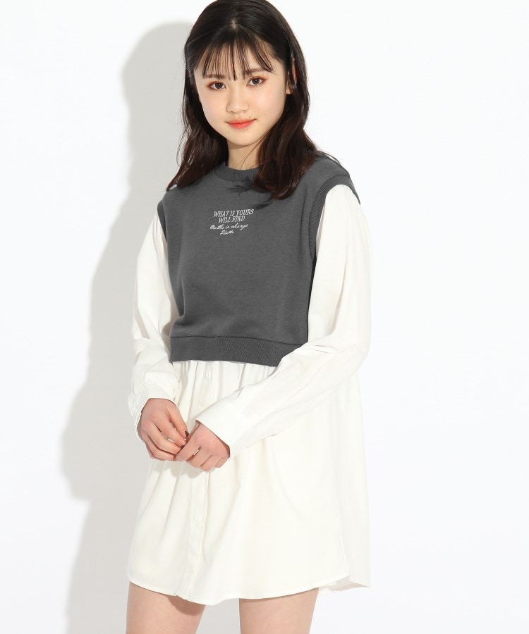 ひし型 【新品】ピンクラテ PINK-latteシャツレイヤード風ミニワンピース150 - 通販 - www.drelciopiresjr.com.br