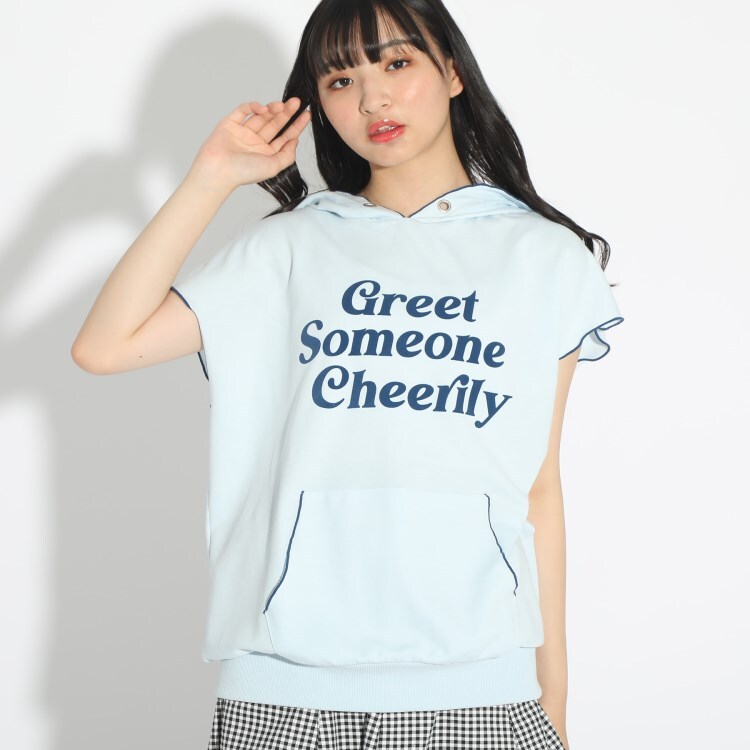 ピンク ラテ(PINK-latte)の◆【さらっとラクチン/ニコラ掲載商品】ビッグシルエットパーカー パーカー