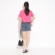 ピンク ラテ(PINK-latte)の裾シャーリングTシャツ20