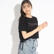 ピンク ラテ(PINK-latte)の裾シャーリングTシャツ25