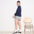 ピンク ラテ(PINK-latte)の【130cmサイズあり/ウエスト調整可】アジャスター付　あったかイージープリーツキュロットパンツ16