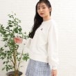 ピンク ラテ(PINK-latte)の【130cmサイズあり】着回しバツグン！あったか裏起毛くま刺繍トップス10