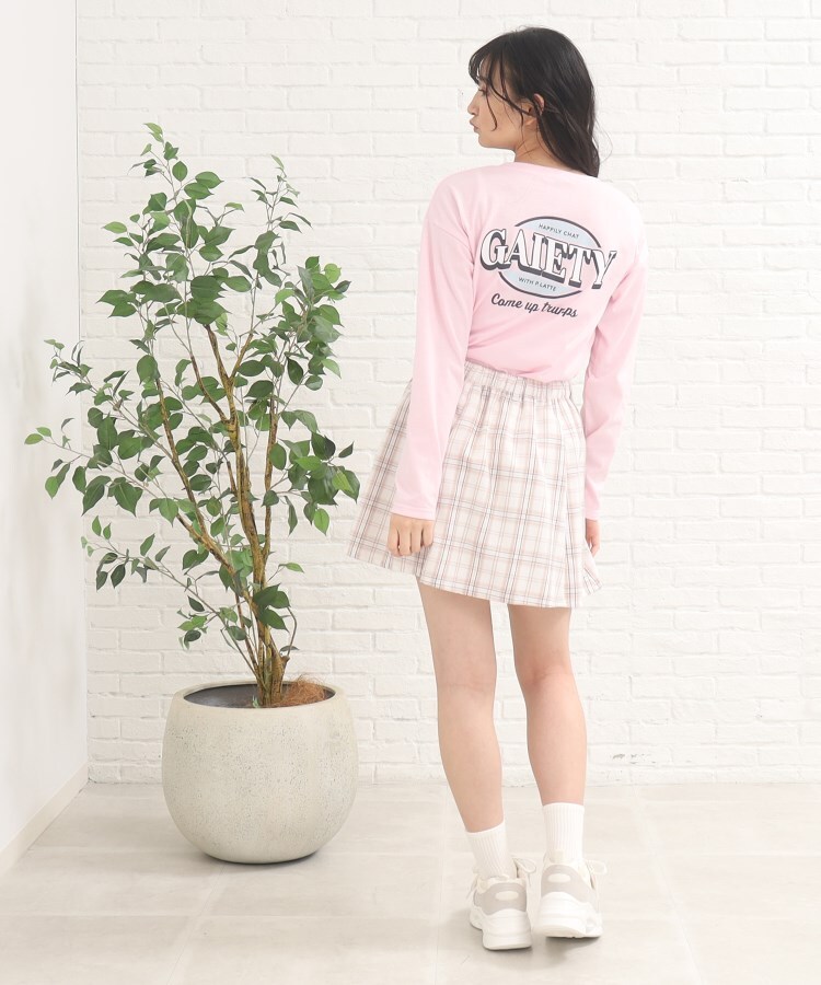 ピンク ラテ(PINK-latte)の【130cmサイズあり】定番人気商品♪バックサークルロンT23