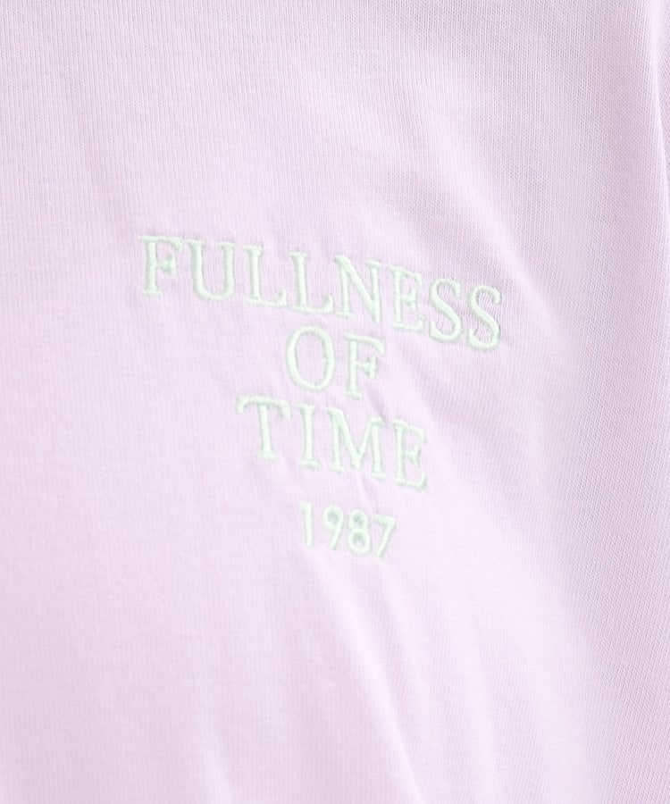 ピンク ラテ(PINK-latte)の七分袖配色パイピングTシャツ26