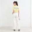 ピンク ラテ(PINK-latte)の【130cm/165cmサイズあり/プチプラアイテム】バックグラデカレッジTシャツ26