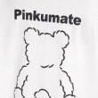 ピンク ラテ(PINK-latte)の【130cmサイズあり】バッククマちゃんTシャツ8