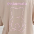 ピンク ラテ(PINK-latte)の【130cmサイズあり】バッククマちゃんTシャツ14