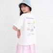 ピンク ラテ(PINK-latte)のワッペンデザインバックプリントTシャツ オフホワイト(003)