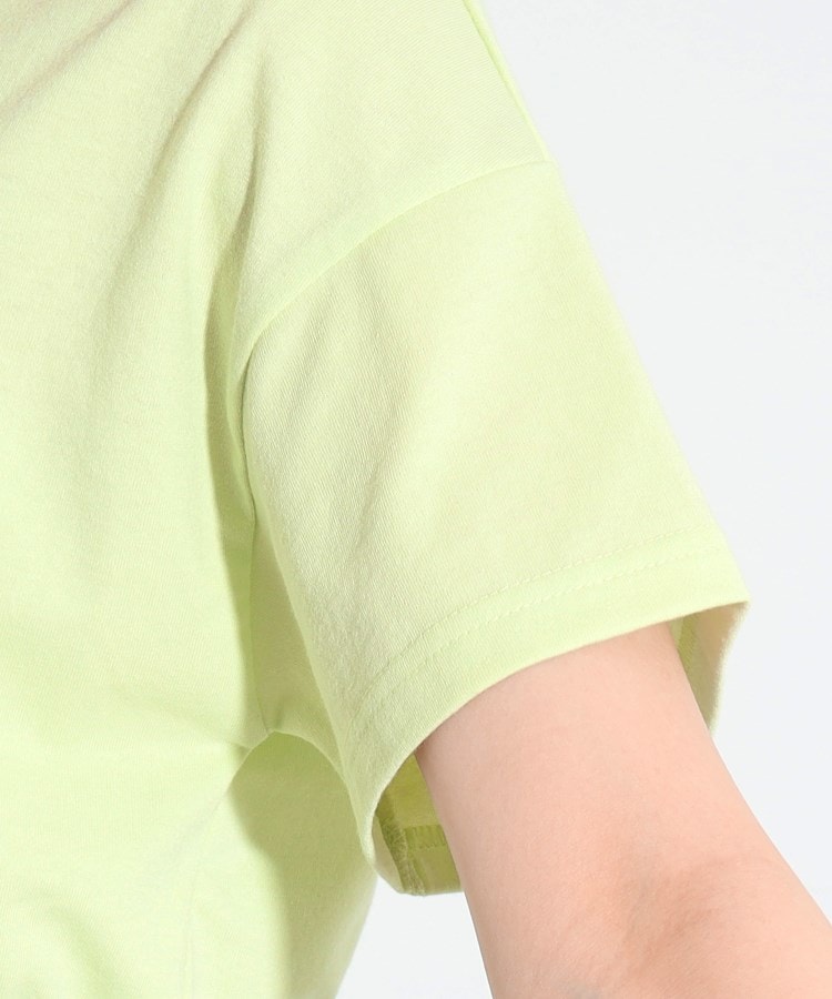 ピンク ラテ(PINK-latte)の裾ロゴゴムTシャツ5