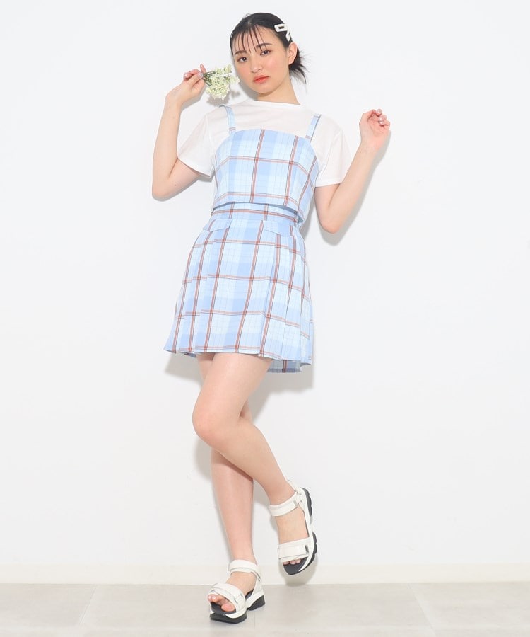 ピンク ラテ(PINK-latte)の【セットアップで着用可】韓国っぽ♪ハイウエストスカート24