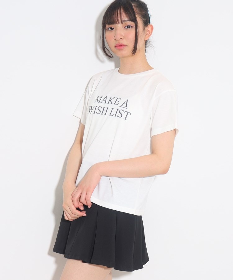 2点セットアイテム】半袖シアーシャツ+ロゴTシャツSET（シャツ