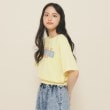 ピンク ラテ(PINK-latte)の【130cmあり】バルーンデニムロゴTシャツ15