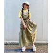 ピンク ラテ(PINK-latte)の【130cmあり】バルーンデニムロゴTシャツ27