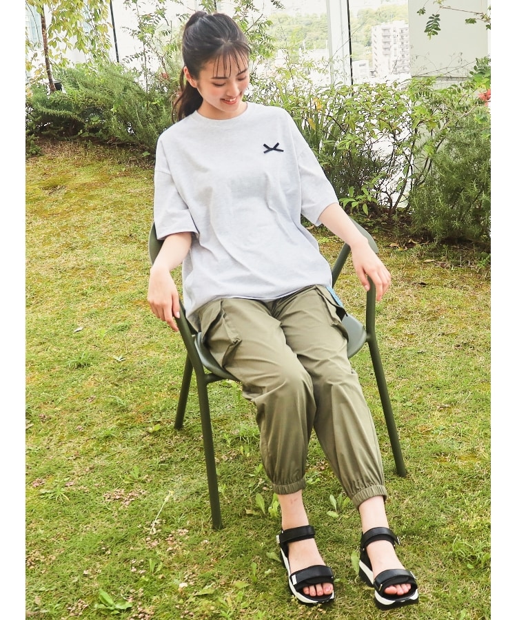 ピンク ラテ(PINK-latte)の【130cmあり】バックフォトプリントTシャツ28