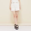 ピンク ラテ(PINK-latte)の【ニコラ10月号掲載/130cmあり】リボン付きデニムショートパンツ2