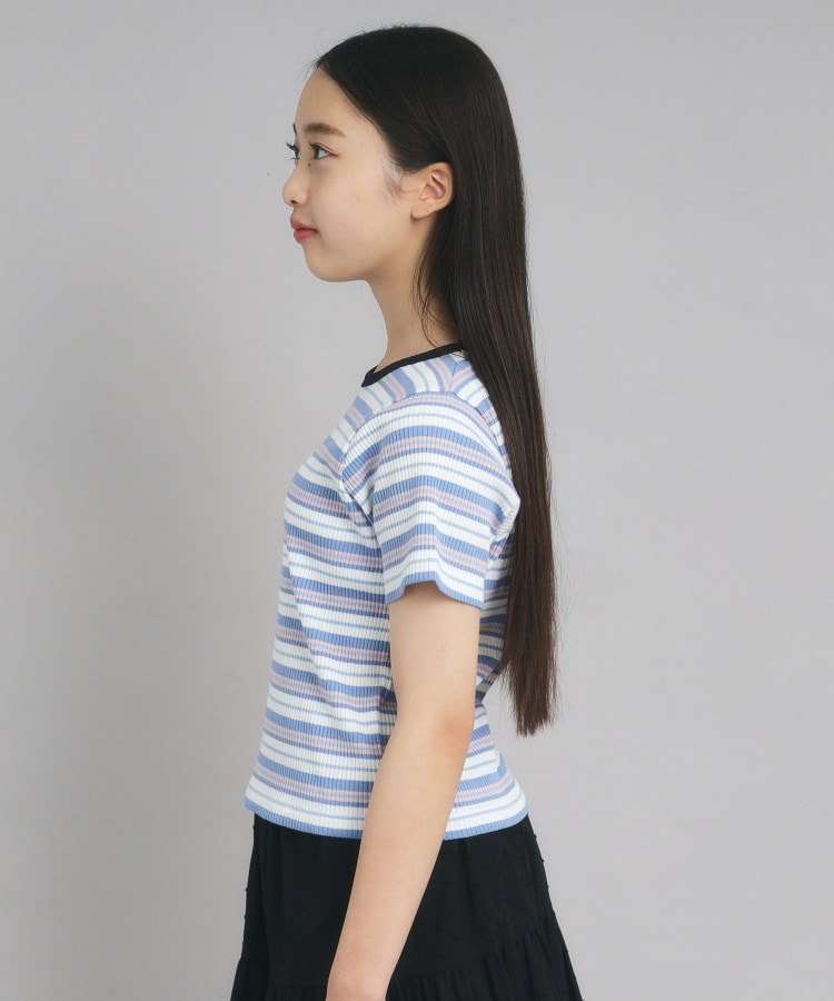 ピンク ラテ(PINK-latte)の【ニコプチ10月号掲載】コンパクトリブTシャツ18