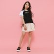 ピンク ラテ(PINK-latte)のサイドドロストクマプリントTシャツ7