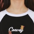 ピンク ラテ(PINK-latte)のサイドドロストクマプリントTシャツ12