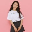 ピンク ラテ(PINK-latte)の【130cmあり】ミックスロゴゆるTシャツ1
