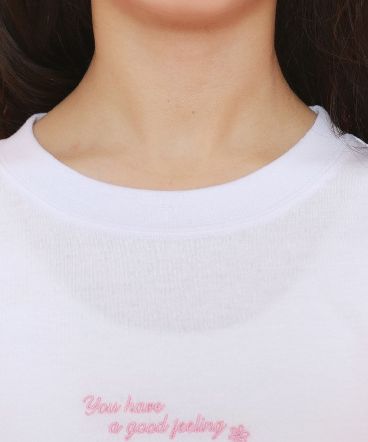 ピンク ラテ(PINK-latte)の【130cmあり】スプレープリントゆる Tシャツ16