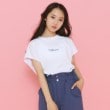ピンク ラテ(PINK-latte)の【130cmあり】スプレープリントゆる Tシャツ1