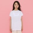 ピンク ラテ(PINK-latte)の【130cmあり】スプレープリントゆる Tシャツ13