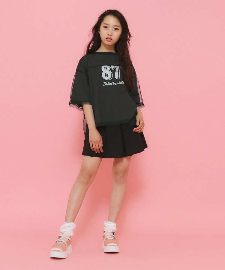 ピンク ラテ(PINK-latte)の【セットアイテム】チュールレイヤードTシャツセット9