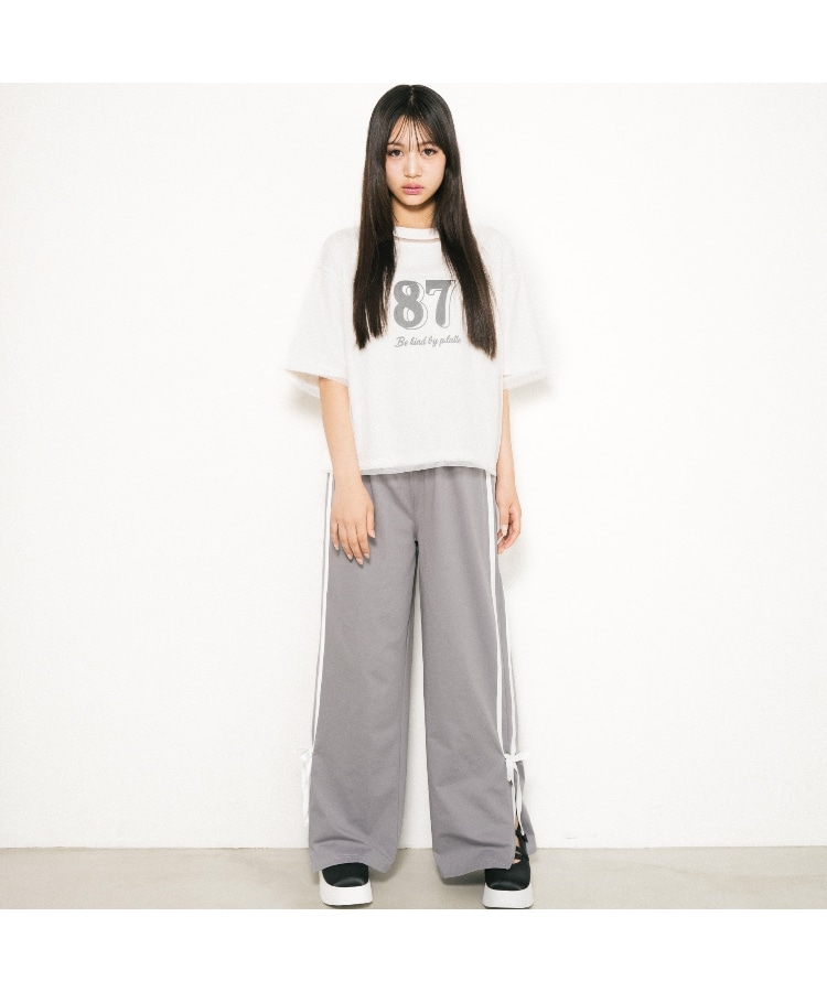 ピンク ラテ(PINK-latte)の【セットアイテム】チュールレイヤードTシャツセット26
