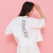 ピンク ラテ(PINK-latte)の【セットアイテム】チュールレイヤードTシャツセット オフホワイト(003)
