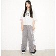 ピンク ラテ(PINK-latte)の【130cmあり】サイドラインリボントラックパンツ15