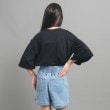 ピンク ラテ(PINK-latte)の【130cmあり】ミニフリル付きボリューム袖Tシャツ6