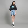 ピンク ラテ(PINK-latte)の【130cmあり】ミニフリル付きボリューム袖Tシャツ7