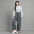 ピンク ラテ(PINK-latte)の【130cmあり】ショート丈フードジップパーカ3