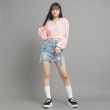 ピンク ラテ(PINK-latte)の【130cmあり】ショート丈フードジップパーカ11